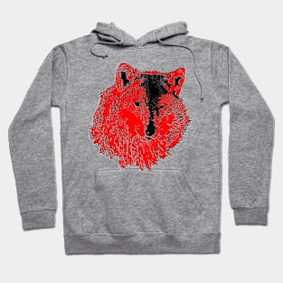 Wild Head Wolf wolv wolves Hoodie